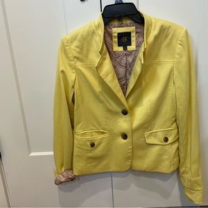 Banana Republic- Lined yellow Blazer, like new